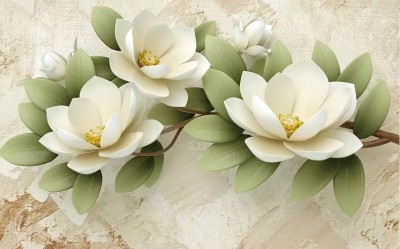 3D Фотообои  "Цветы жасмина"                                                                 