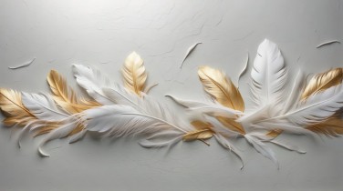 3D Фотообои «Feathers AG-FT-001»