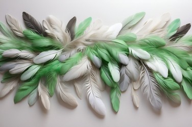 3D Фотообои «Feathers AG-FT-002»