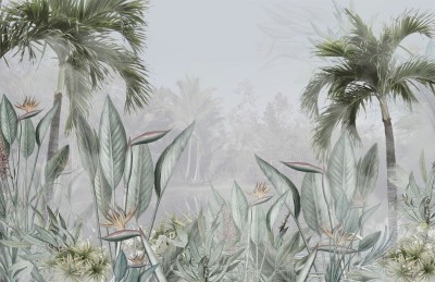 3D Фотообои «Пальмовый оазис»