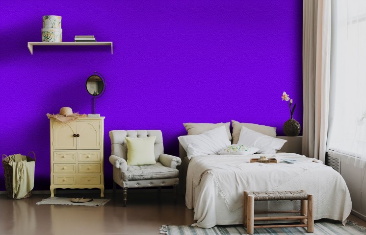 Обои для стены в рулонах цвет фиолетово-сизый вид 6