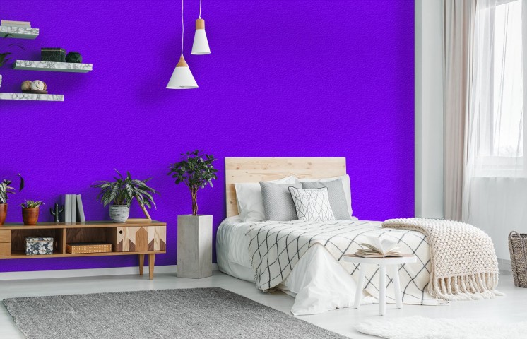 Обои для стены в рулонах цвет фиолетово-сизый вид 8