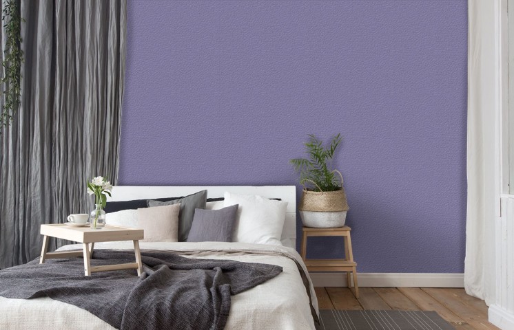 Обои для стены в рулонах цвет светлый пурпурно-синий вид 7