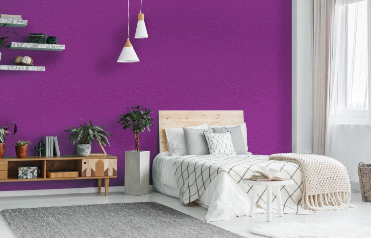 Обои для стены в рулонах цвет яркий пурпурный вид 8