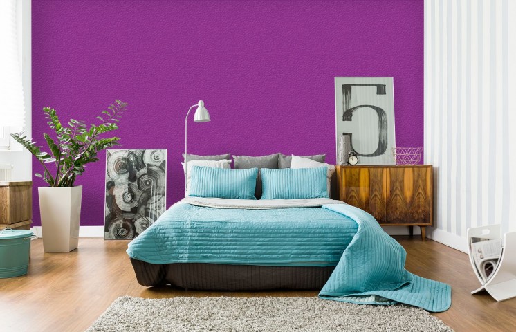 Обои для стены в рулонах цвет яркий пурпурный вид 9
