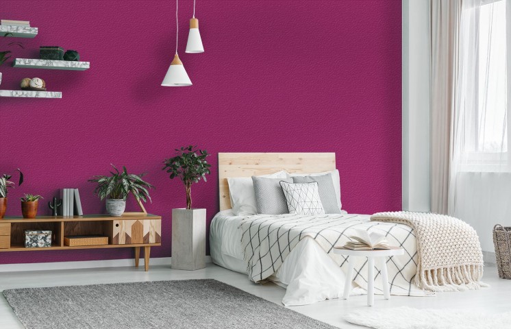 Обои для стены в рулонах цвет амарантовый глубоко-пурпурный вид 8