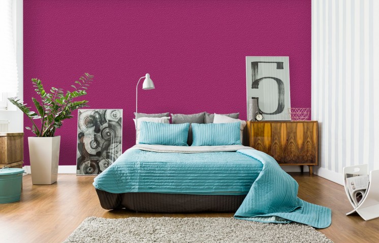 Обои для стены в рулонах цвет амарантовый глубоко-пурпурный вид 9