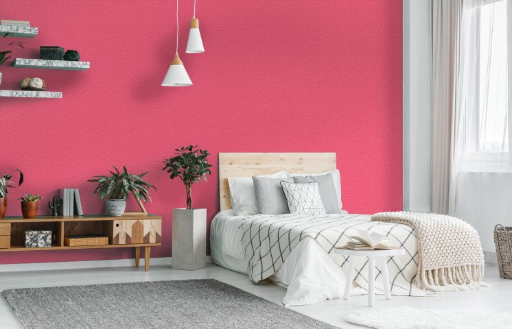 Обои для стены в рулонах цвет крутой розовый крайола вид 8