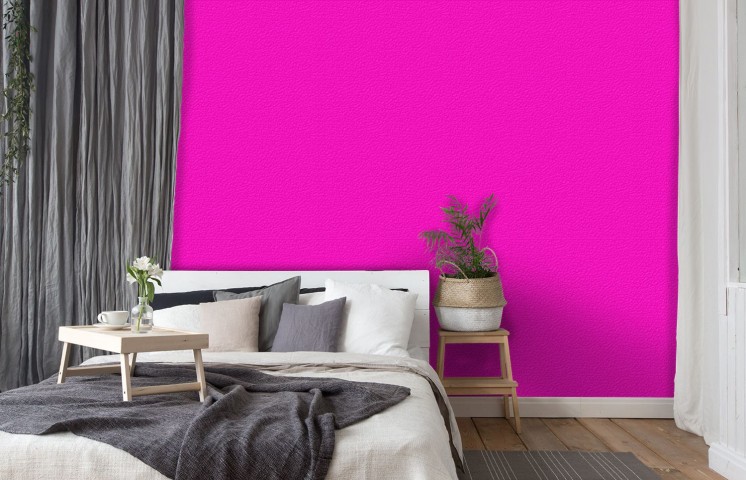 Обои для стены в рулонах цвет ярко-розовый вид 7