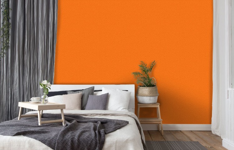 Фоновые обои в рулонах цвет пастельно-оранжевый вид 7