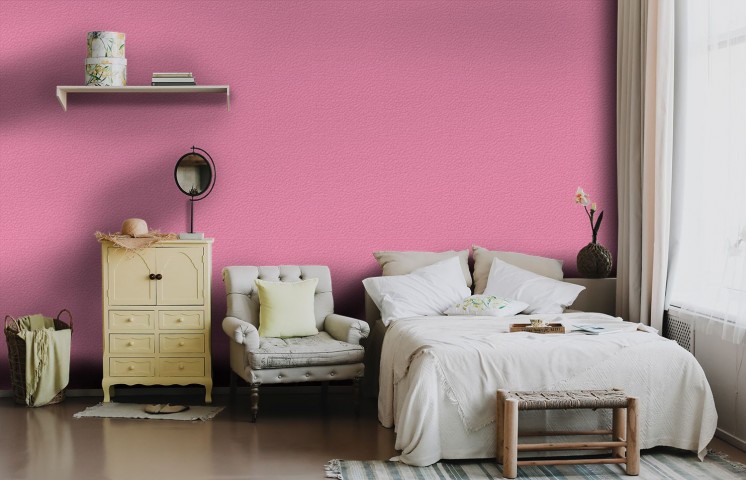 Обои для стены в рулонах цвет блестящий пурпурно-розовый вид 6