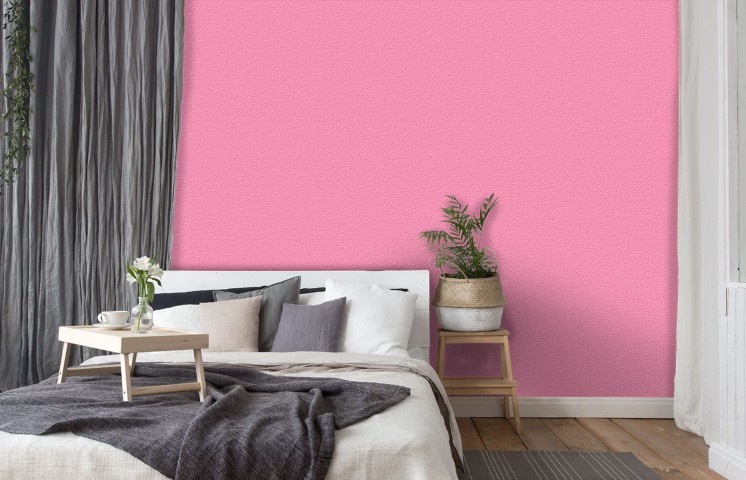 Обои для стены в рулонах цвет блестящий пурпурно-розовый вид 7
