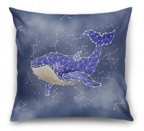 3D Подушка «Звездный кит»