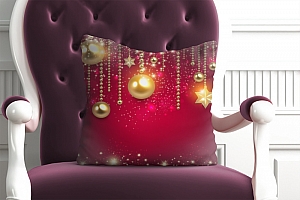 3D Подушка «Новогоднее диско»  вид 2