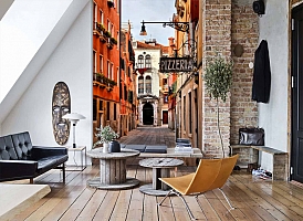 3D Фотообои «Венецианская улочка»