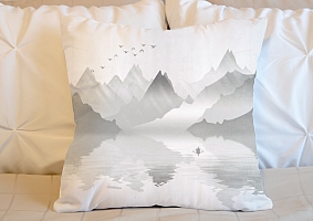 3D Подушка «Туманное озеро» вид 5