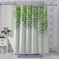 Шторы для ванной «Занавес из сочной листвы» вид 8