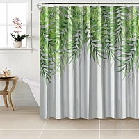 Шторы для ванной «Занавес из сочной листвы» вид 3