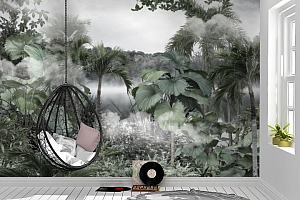 3D Фотообои «Туманная дымка в сельве»