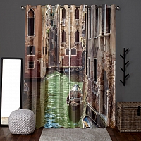 Фотошторы «Канал в Венеции» вид 6