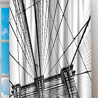 Фотошторы «Мост Нью-Йорка» вид 2