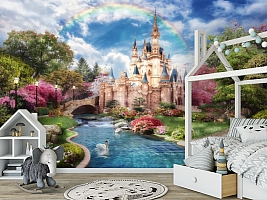 3D Фотообои «Замок принцессы»