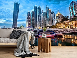 3D Фотообои «Вечерний Дубай»