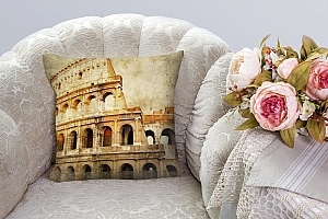 3D Подушка «Фреска Колизей»  вид 3