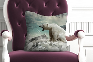 3D Подушка «Белый медведь» вид 6