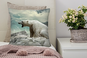 3D Подушка «Белый медведь» вид 3