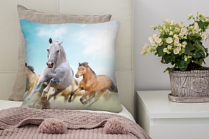 3D Подушка «Лошади в дикой природе» вид 8