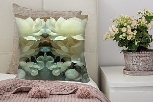 3D Подушка «Нефритовые цветы»  вид 7