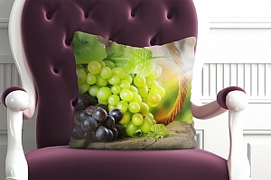 3D Подушка «Грозди винограда»  вид 3