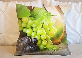 3D Подушка «Грозди винограда»  вид 2