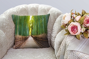 3D Подушка «Бамбуковый лес»  вид 4