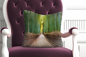 3D Подушка «Бамбуковый лес»  вид 3