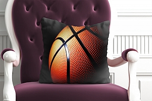 3D Подушка «Баскетбольный мяч»  вид 3