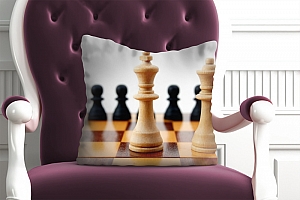 3D Подушка «Шахматы»  вид 3