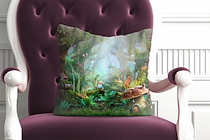 3D Подушка «Сказочный дремучий лес» вид 6