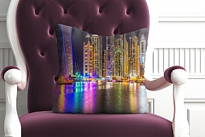 3D Подушка «Огни Дубая»  вид 7