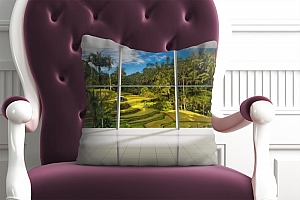 3D Подушка «Терраса с видом на тропический лес» вид 6