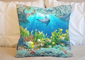 3D Подушка «Дно океана» вид 2