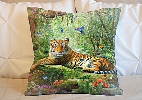 3D Подушка «Отдыхающий тигр» вид 2