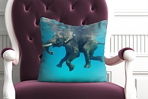 3D Подушка «Купающийся слон» вид 6