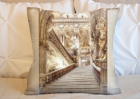 3D Подушка «Лестница в богатом замке» вид 2