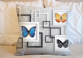 3D Подушка «Коллекция бабочек» вид 5