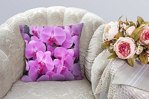3D Подушка «Цветки орхидеи» вид 3