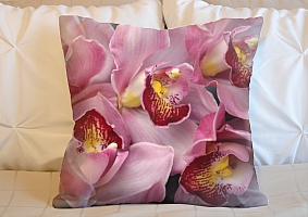 3D Подушка «Нежность лепестков орхидей» вид 2