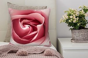 3D Подушка «Нежно-розовый бутон» вид 4