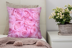 3D Подушка «Нежно-сиреневые розы» вид 4